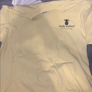 Yellow simply southern shirt